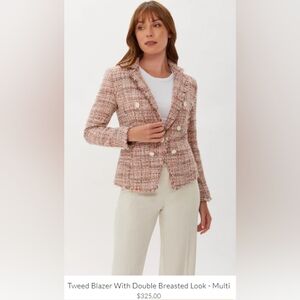 Ecru Tweed Blazer Size 4